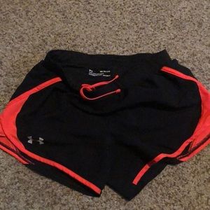 2 Pair Under Armour running shorts